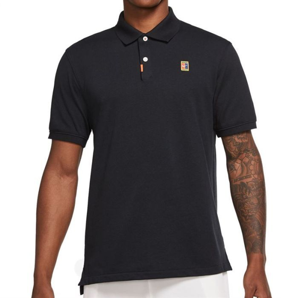 Мужское теннисное поло Nike Polo Dri-Fit Heritage Slim2 M - black