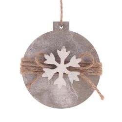 GAEM Украшение новогоднее "Снежинка", L8 W2,5 H9 см, 5в.