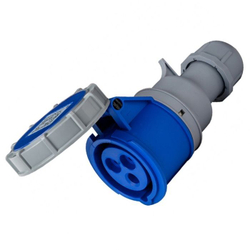 Розетка перен. 2Р+РЕ 32А 220В IP67 РП-103