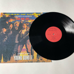 Винтажная виниловая пластинка LP Jon Bon Jovi Blaze Of Glory (Россия 1992)