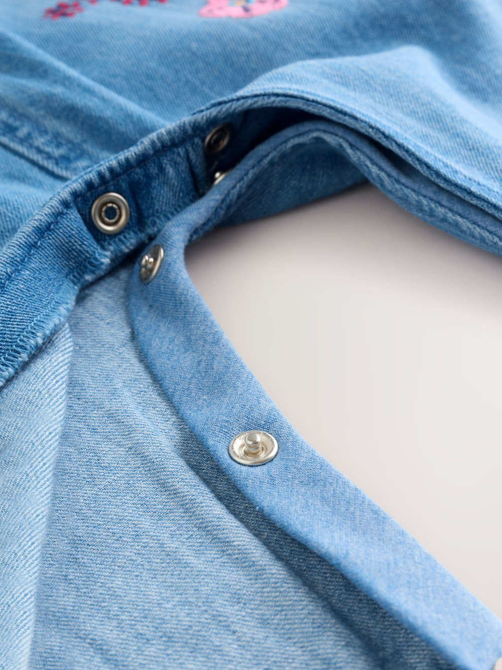 Комбинезон и боди с длинным рукавом в комплекте для малышей Next H50-251, Синий, Молочный