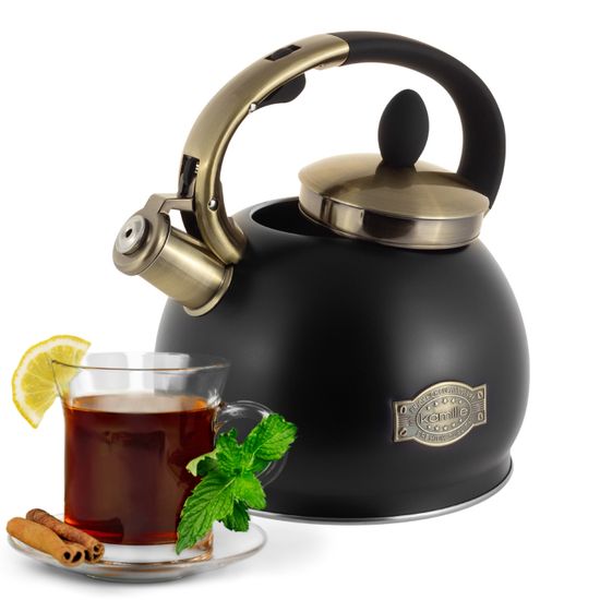 Чайник 2,7 л. из нержавеющей стали со свистком Kamille KM 0852
