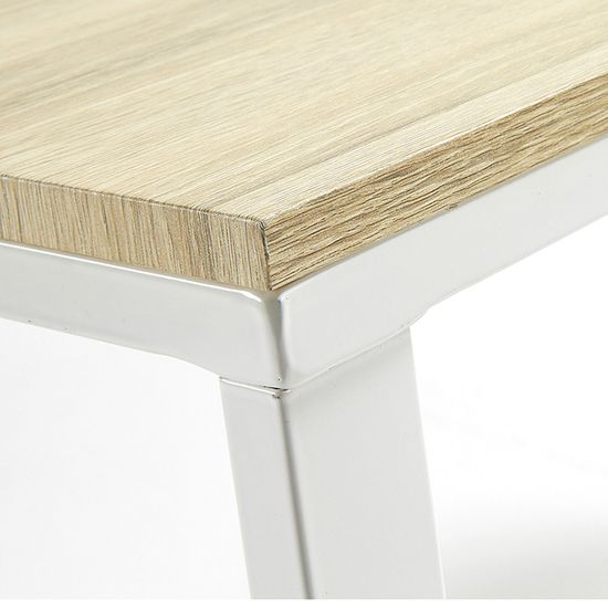 Письменный стол Lisbet 120x60 металл белый