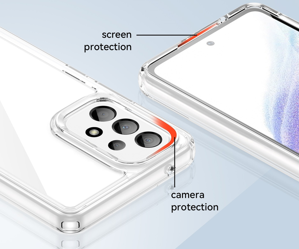 Усиленный прозрачный чехол для смартфона Samsung Galaxy A33 5G, мягкий отклик кнопок