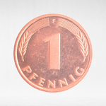 Germany, 1 Pfennig, 1999, (Stuttgart Mint - "F"), XF