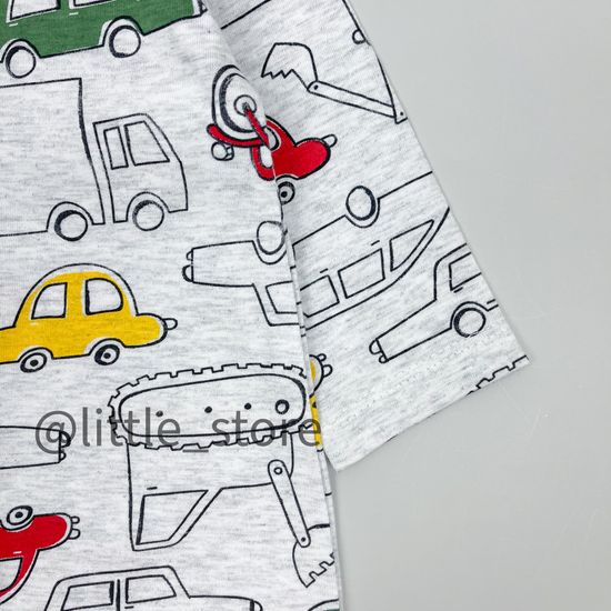 Слип хлопковый "Машинки" на молнии