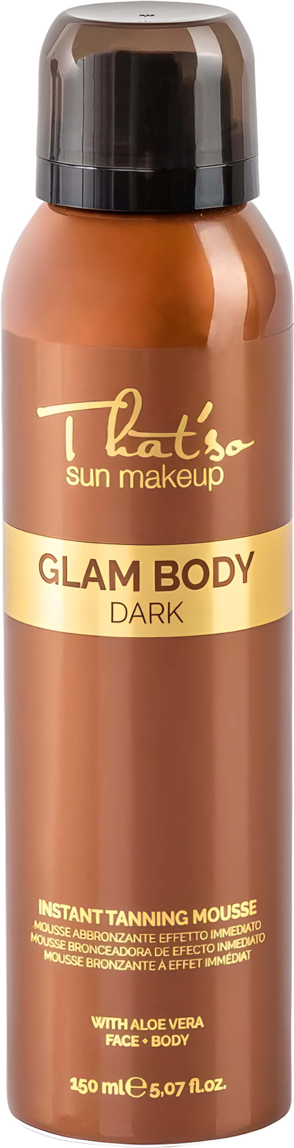 Мусс-автозагар мгновенный БРОНЗОВО-ЗОЛОТИСТЫЙ 150 мл/GLAM BODY MOUSSE DARK