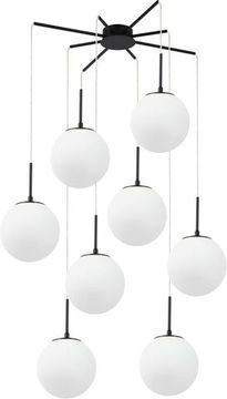 Люстра подвесная 8*Е27 2168/02/08P чёрный Antell Stilfort