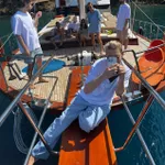 Брюки Смерч #4 Вельветовые Голубые