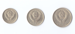 20,15,10 копеек 1990 г. Набор 3 шт. Коллекционный XF