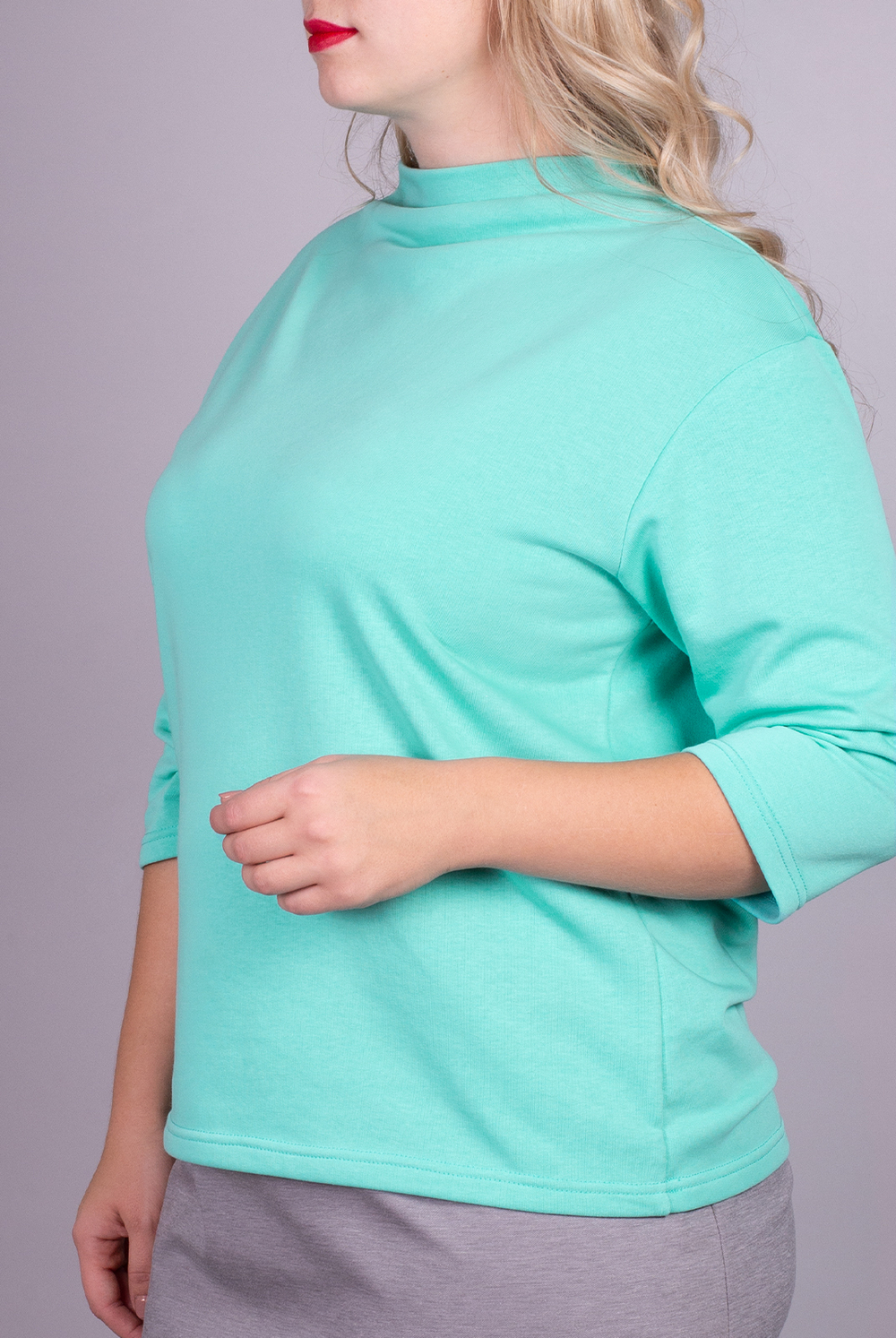 Трикотажная туника 3181ВЕ, тиффани #58Т203181ВЕ