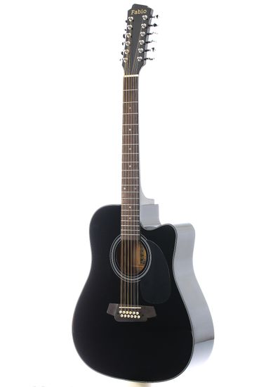 Акустическая гитара 12-струнная Fabio FB12 4110 BK
