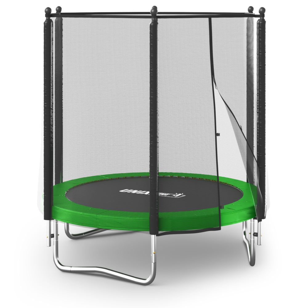 Батут UNIX Line Simple 6 ft (183 см) с внешней защитной сеткой, зеленый