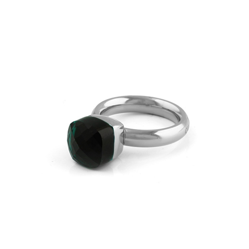 Кольцо Qudo Firenze emerald 17.2 мм 610447 G/S