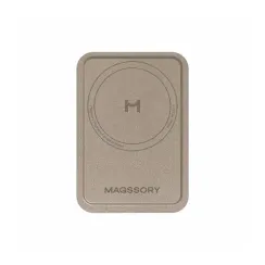 Magssory Duo Magnetic Kickstand Wallet Latte
