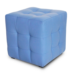Пуф Лотос Голубой ЭкоКожа
