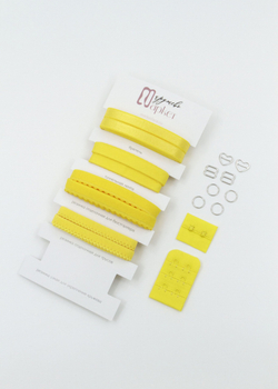 Подборка бельевых резинок манго + застежка для бюстгальтера текстильная