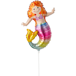 Шар Фольгированный Русалка с хвостом радужным (Ассорти)