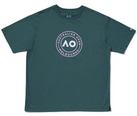 Теннисная футболка Australian Open Round Logo Tennis - mallard green