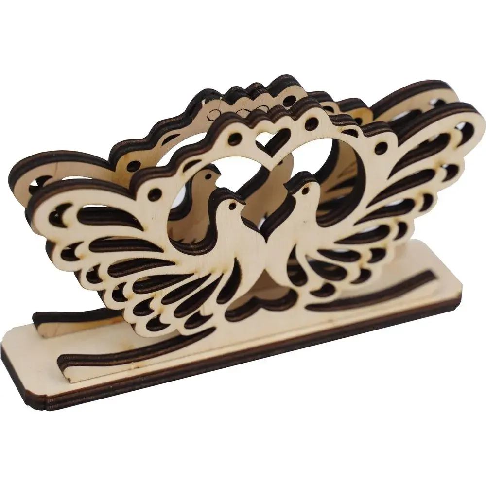 Салфетница деревянная Резная