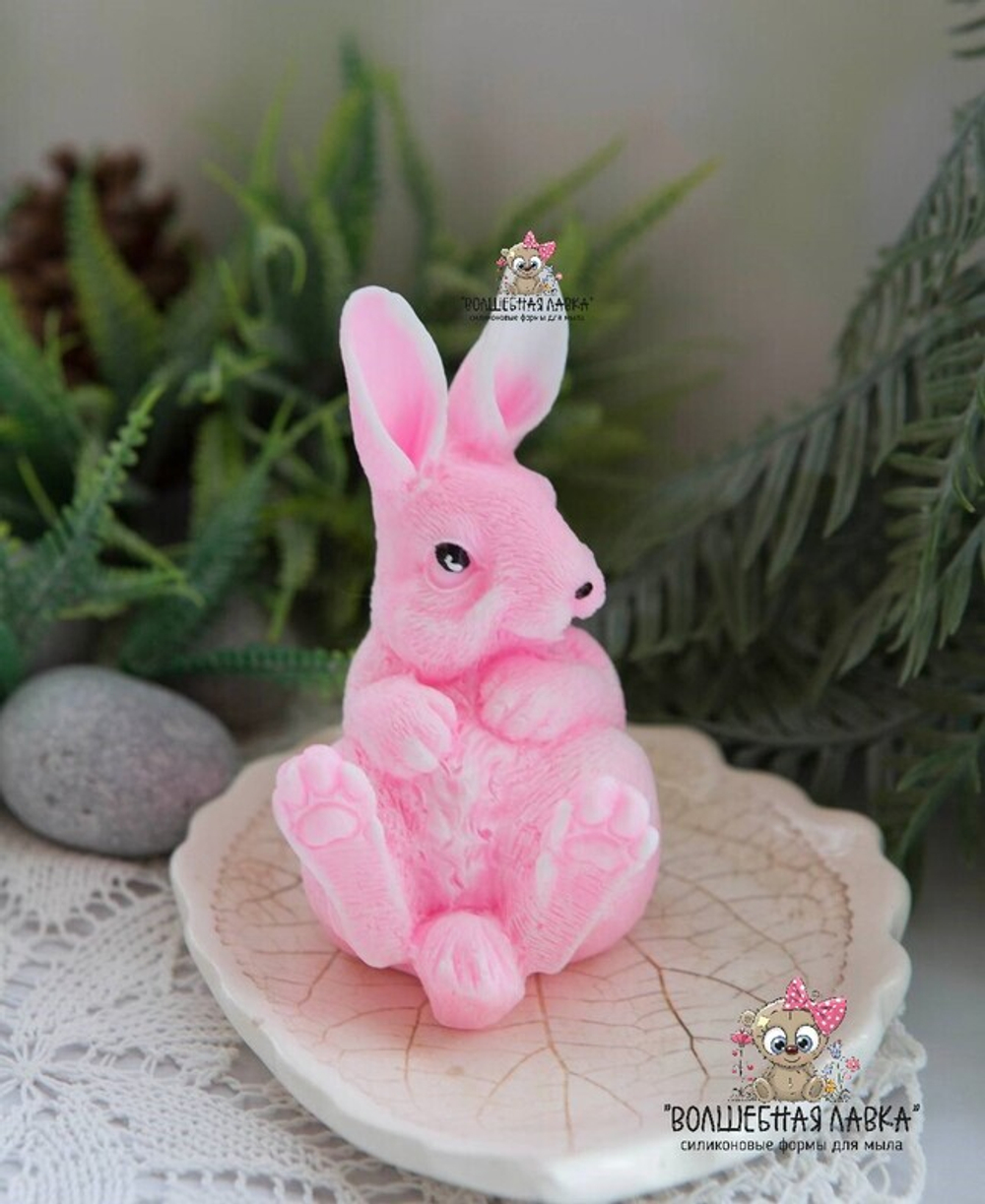 Силиконовая форма Заяц большой