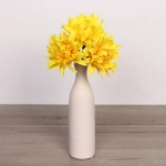 Цветы искусственные «Natur» 34см Хризантемы 3шт желтые