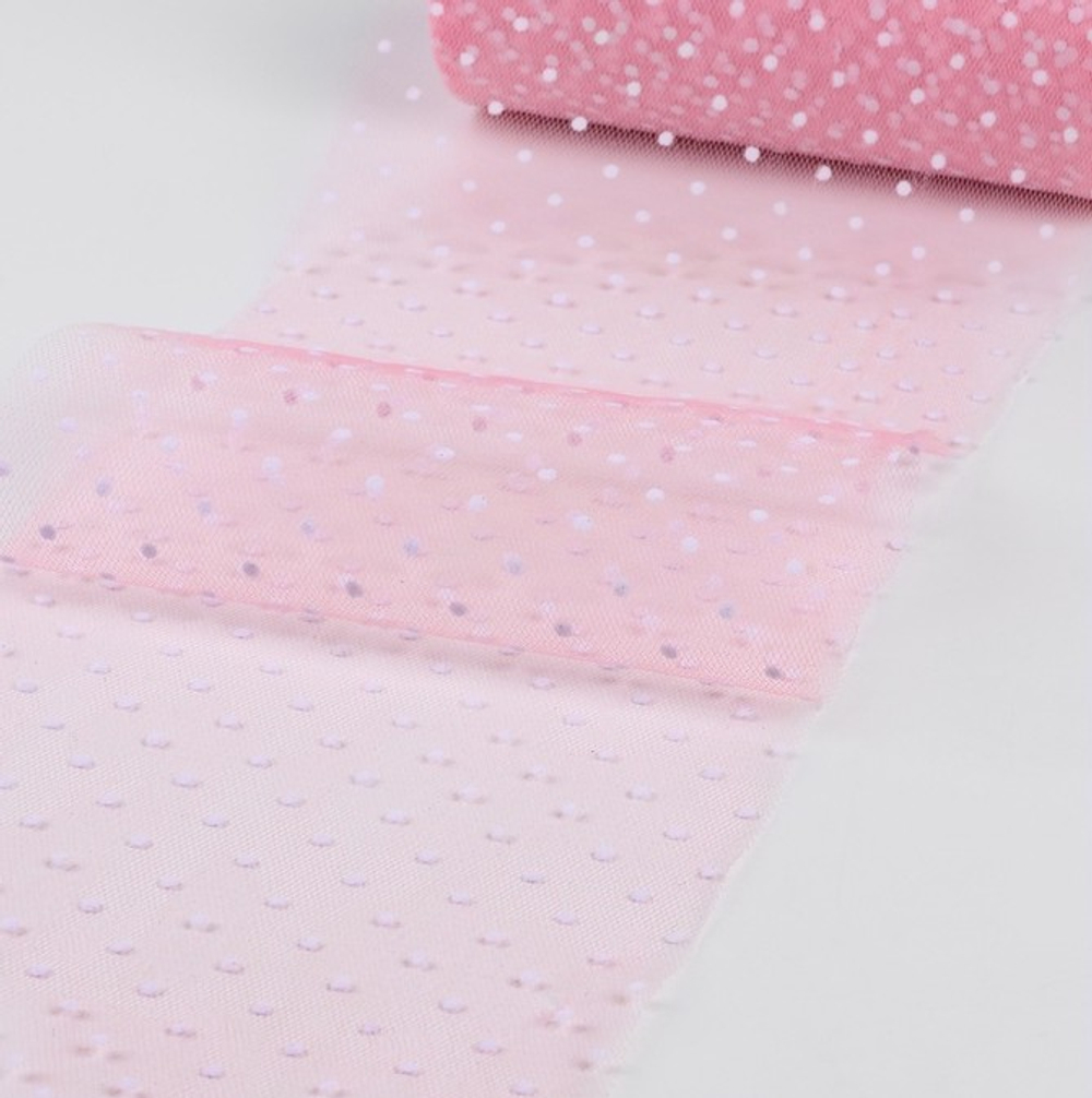 Фатин в горох 15 см