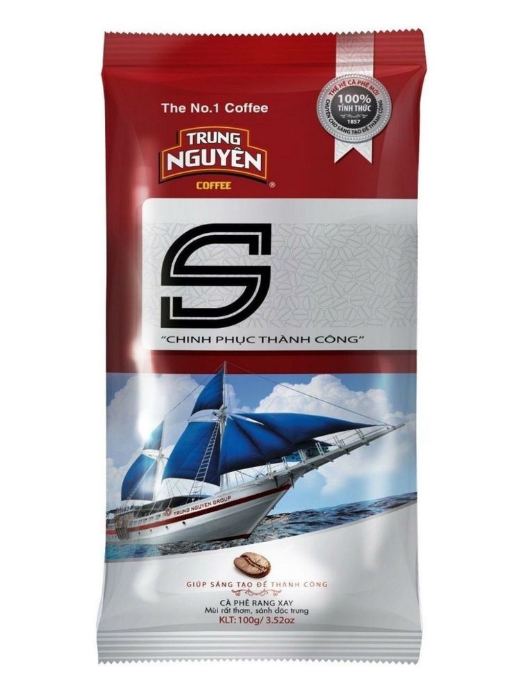 Кофе молотый Trung Nguyen S, 100 г, 5 шт