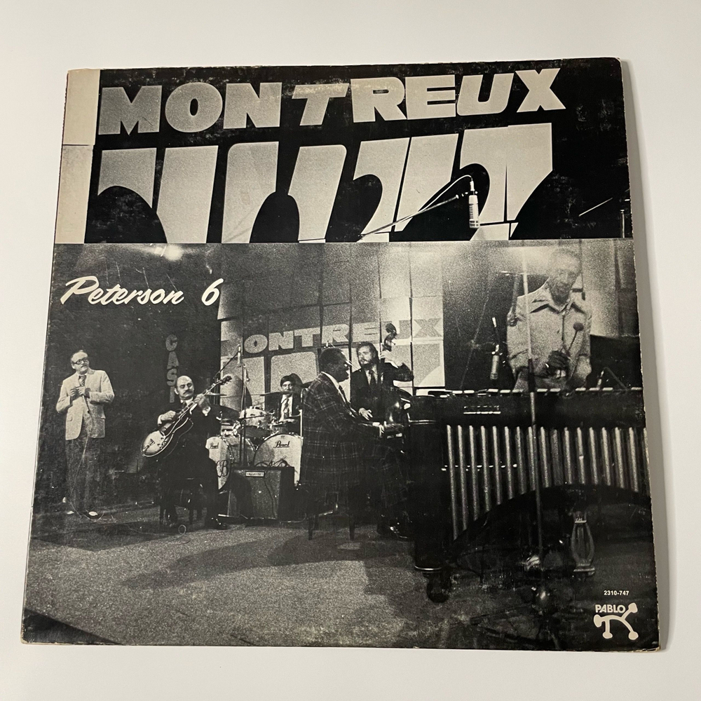 Винтажная виниловая пластинка LP The Oscar Peterson Big 6 At The Montreux Jazz Festival 1975 Оскар Питерсон (США 1975)
