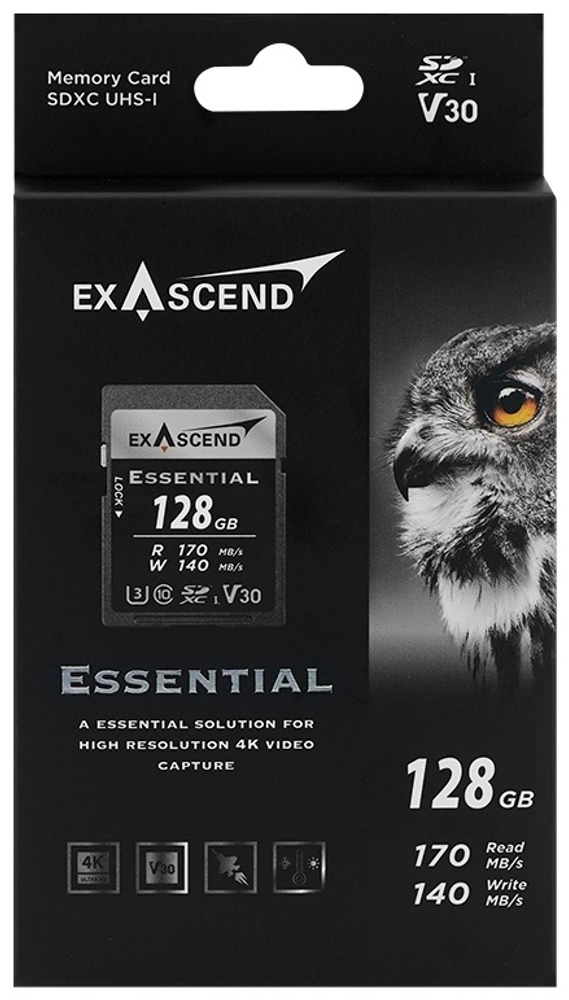 Карта памяти Exascend EX128GSDU1-S 128 Гб