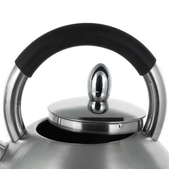 Чайник 2,7 л. из нержавеющей стали со свистком Kamille KM-1097 и ручкой "soft touch"