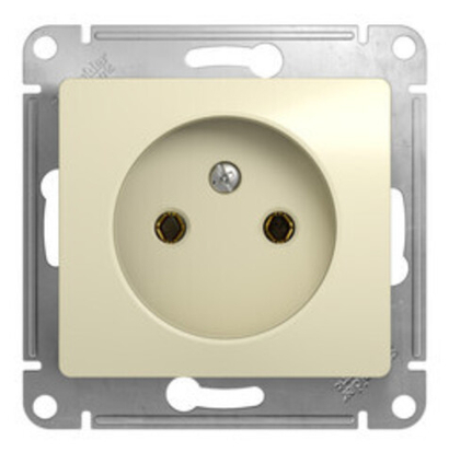 Розетка 1-м без заземл. СП бежый GSL000241