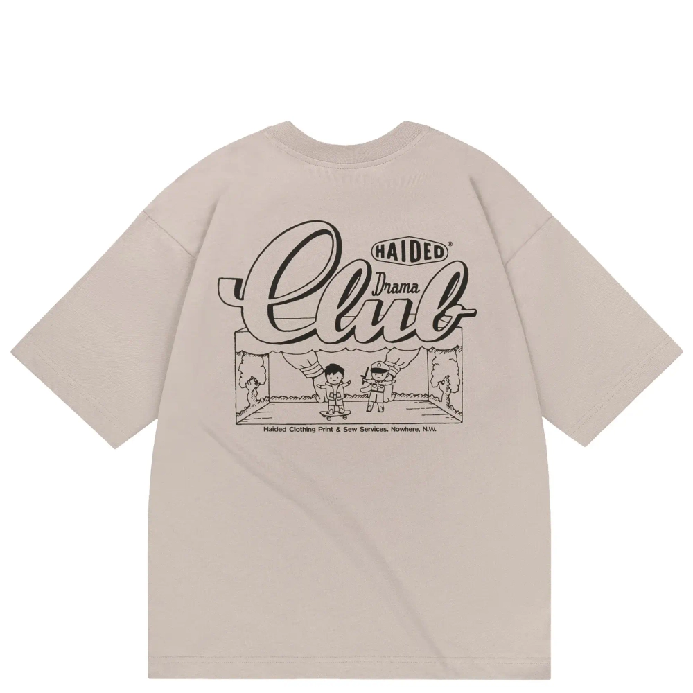 Футболка Haided Drama Club RLXD HD TEE, Серо-бежевый