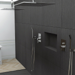 Steinberg Серия 120 Настенный держатель с интегрир. подсоединением шланга, хром 120 1667