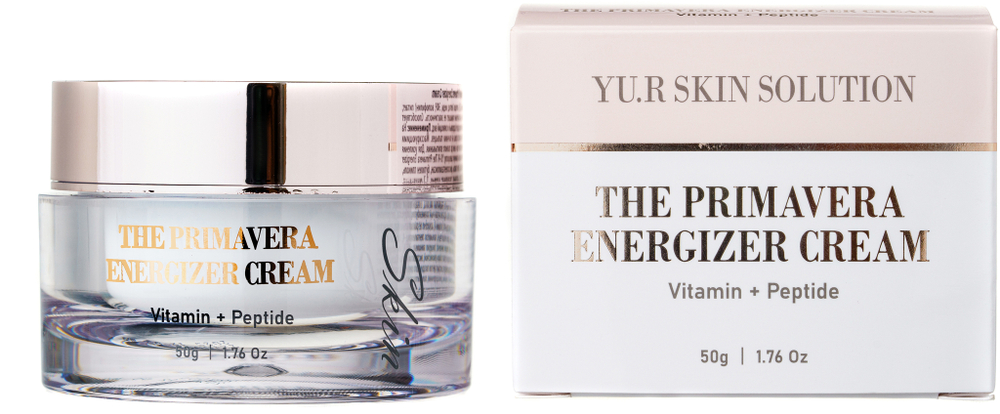 Yu.R Пептидный крем для лица энергетический с витаминами - The PrimaVera Energizer Cream, 50 мл