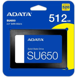 A-DATA SSD 512GB SU650 ASU650SS-512GT-R (SATA3.0)