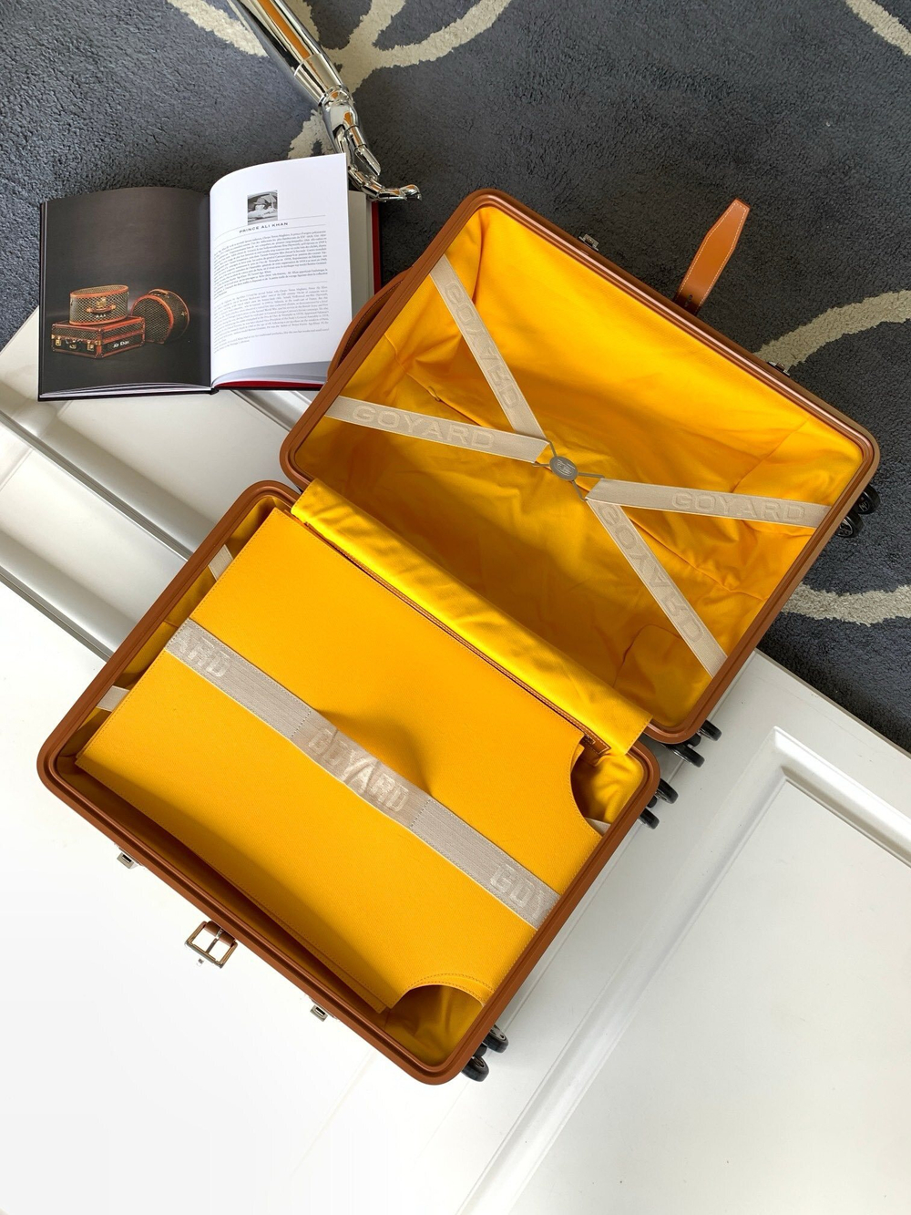 Goyard Bourget PM Trolley Case