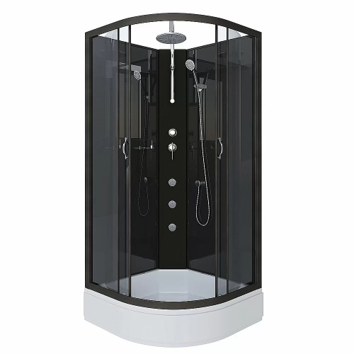 Душевая кабина Niagara Classic NG-6501-14BKTG 90x90 с гидромассажем