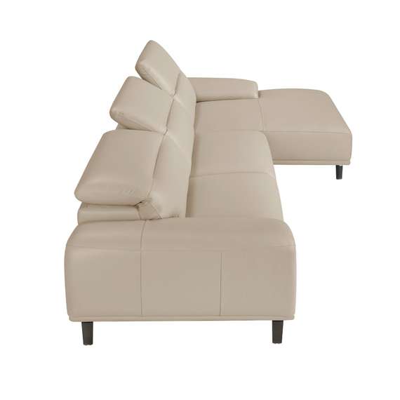 Угловой диван Angel Cerda KF112-R, серая кожа