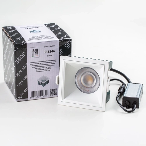 Встраиваемый светодиодный светильник Lightstar CICLONE 385246