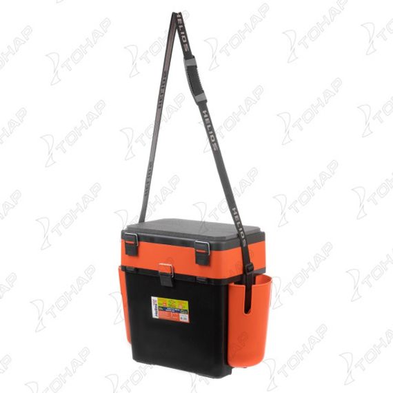 Ящик зимний Helios "FishBox" (19л) оранжевый
