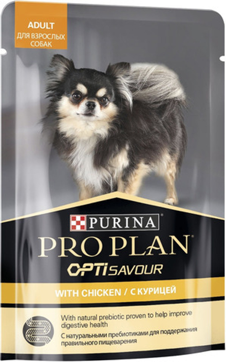 ProPlan 85г пауч Adult Влажный корм для собак Курица