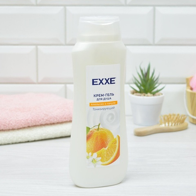 Крем-гель для душа Тонизирующий "Апельсин и пачули" 400мл EXXE