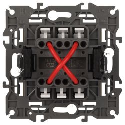 Переключатель перекрестный ЭРА Elegance 14-1108-02 10АХ-250В, IP20, слоновая кость