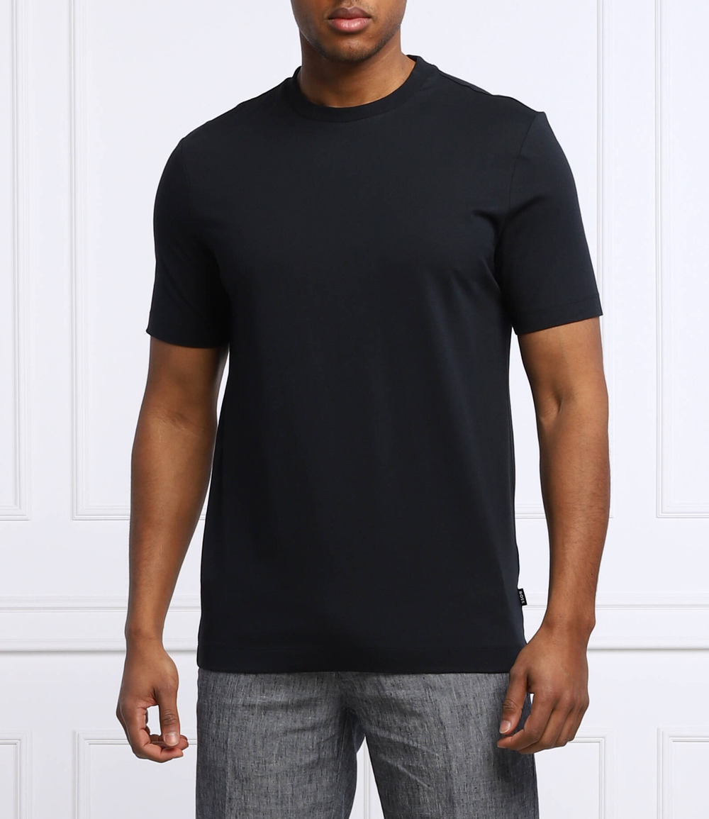 футболка thompson 02 BOSS BLACK - темно-синий(50468972)