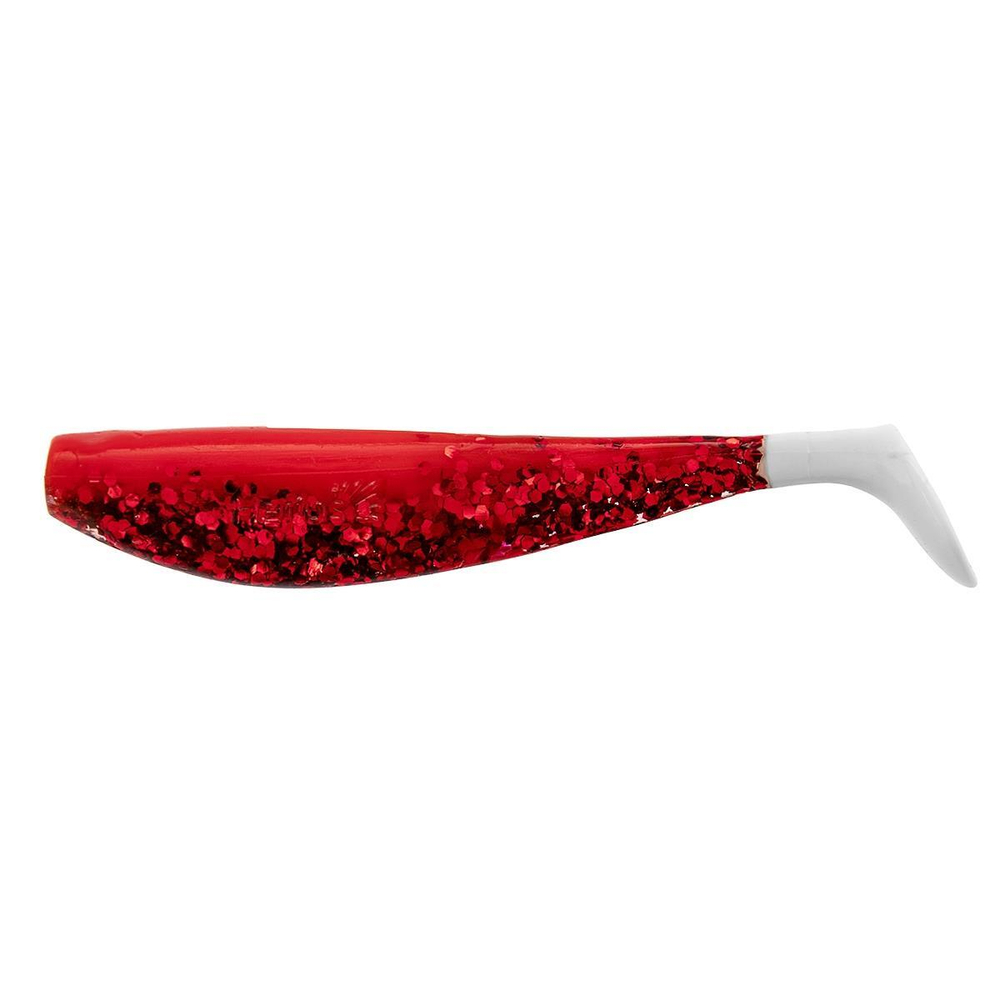 Виброхвост Zander 4"/10,2см Red Sparkles WT 5шт. (HS-36-034) Helios