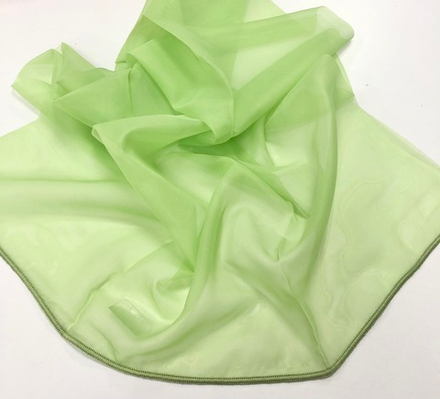 Вуаль с утяжелителем Arya арт.Turkuaz col. 2042 зеленый (высота 295 см, Турция)