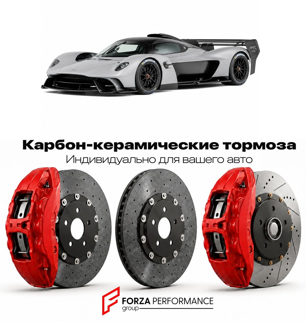 Карбон-керамическая тормозная система для Aston Martin Valkyrie AMR Pro 2022-2023 Астон Мартин