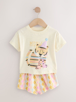 Пижама для девочки Next AC0-784, 3 шт., Розовый, Голубой