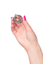 Малое кольцо под головку пениса в форме змеи (Цвет: серебристый)